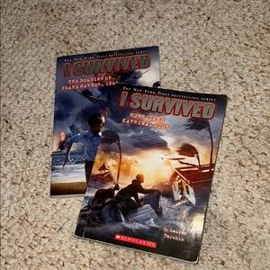 I Survived Book Set - Pearl Harbor and Hurricane Katrina